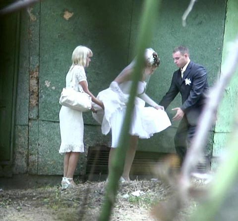 Bride peeing video Gaping hole fisting